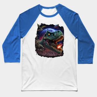 Dinosaurs in Space #2 Baseball T-Shirt